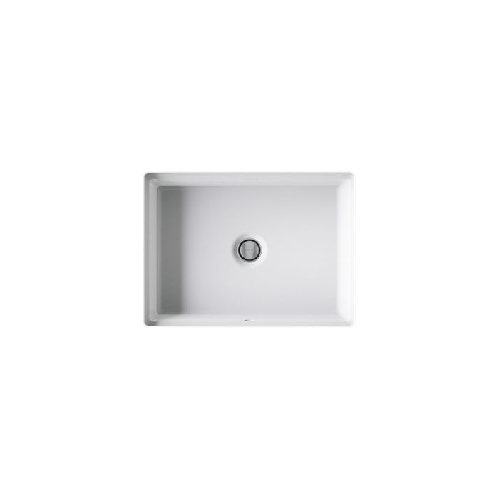KOHLER K-21783-0 K-21783 Artifacts 21-1/4" Rectangular Undermount Bathroom Sink, white - view 3