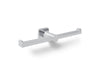 KOHLER K-21897 Parallel Double toilet paper holder, polished chrome