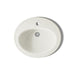 KOHLER K-2196-1 Pennington 20-1/4" oval drop-in bathroom sink, biscuit - view 3