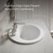 KOHLER K-2196-8 Pennington 20-1/4" oval drop-in bathroom sink, white - view 2