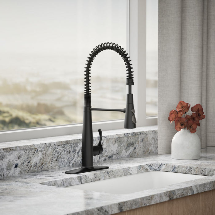 KOHLER K-22033 Simplice Semi-professional kitchen sink faucet with three-function sprayhead