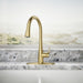 KOHLER K-22036 Simplice Touchless pull-down kitchen sink faucet with three-function sprayhead, vibrant brushed moderne...