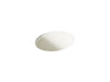 KOHLER K-2205-G Caxton 19-1/4" oval undermount bathroom sink with glazed underside, no overflow, biscuit