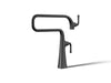 KOHLER K-22067 Graze Deck-mount pot filler, matte black