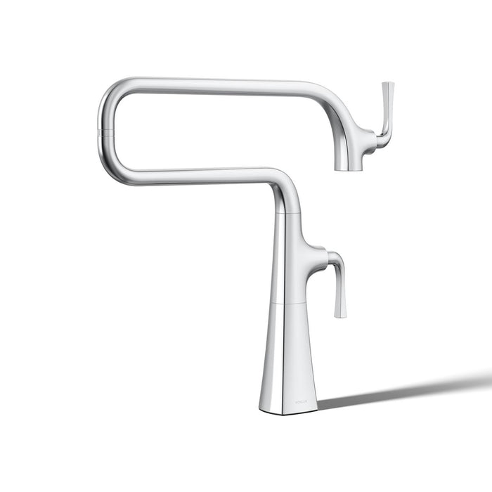 KOHLER K-22067 Graze Deck-mount pot filler, polished chrome - view 3