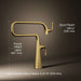 KOHLER K-22067 Graze Deck-mount pot filler, vibrant brushed moderne brass - view 4