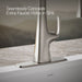 close-up view of product detail function