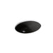 KOHLER K-2210 Caxton 19-1/4" oval undermount bathroom sink, black black - view 5