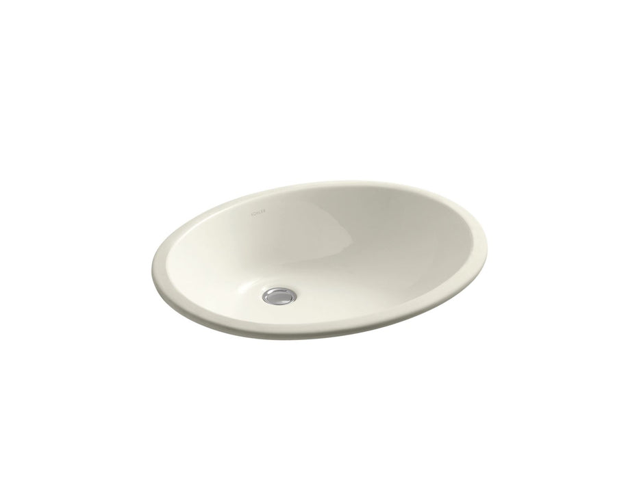 KOHLER K-2211 Caxton 21-1/4" oval undermount bathroom sink, biscuit