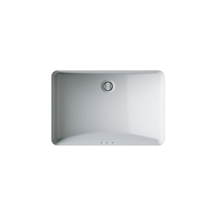 KOHLER K-2215 Ladena 23-1/4" rectangular undermount bathroom sink, ice grey - view 3