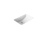KOHLER K-2215 Ladena 23-1/4" rectangular undermount bathroom sink, white