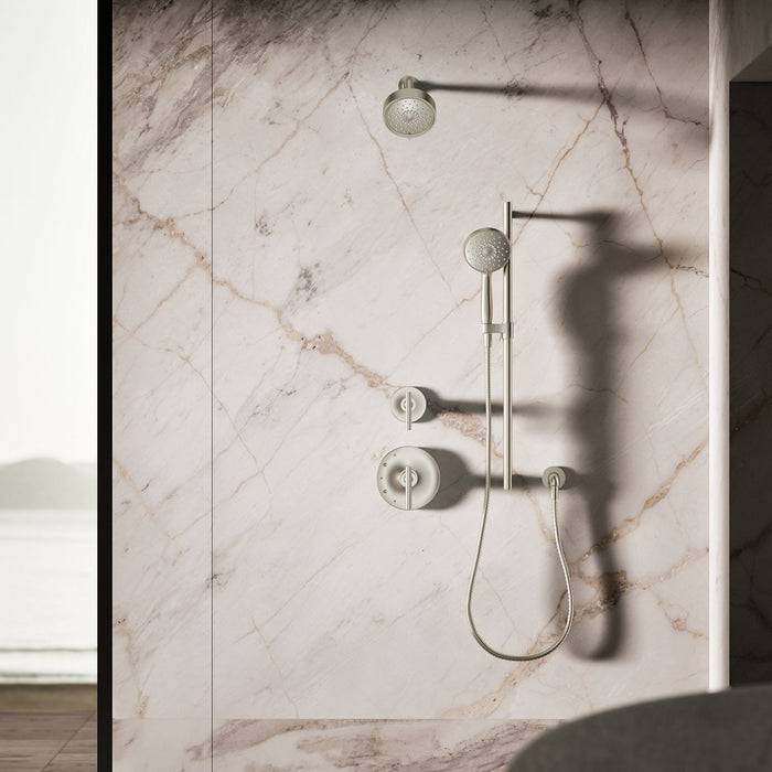 KOHLER K-22165 Forté 2.5 gpm multifunction handshower with Katalyst air-induction technology, vibrant brushed nickel - view 2