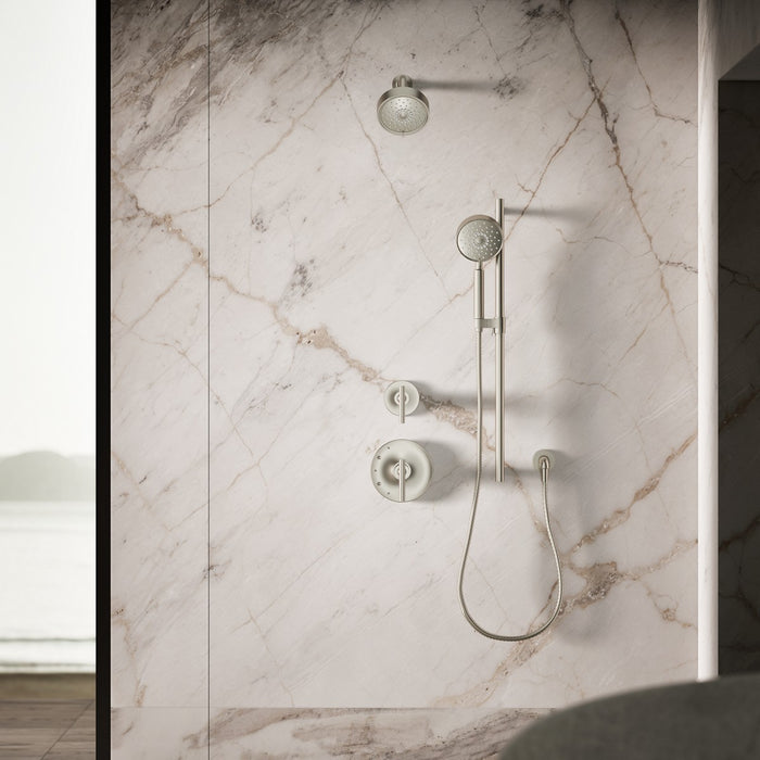 KOHLER K-22166 Purist Four-function handshower, 2.5 gpm, vibrant brushed nickel - view 5