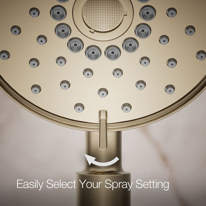 KOHLER K-22166-G Purist Four-function handshower, 1.75 gpm, vibrant brushed bronze - view 5