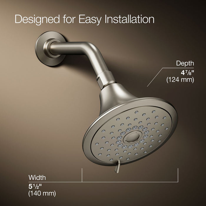 KOHLER K-22169 FortÃ© Three-function showerhead, 2.5 gpm