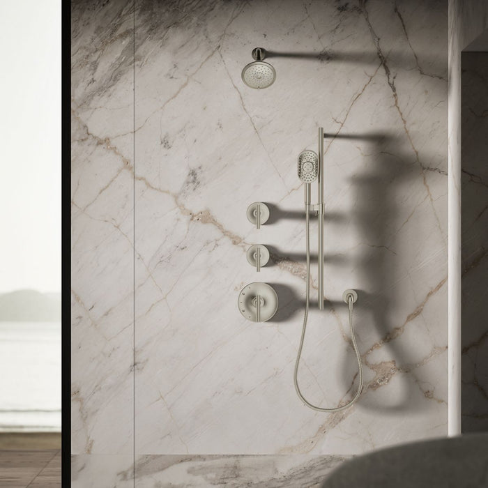 KOHLER K-22169-G Forté Three-function showerhead, 1.75 gpm, vibrant brushed nickel - view 3