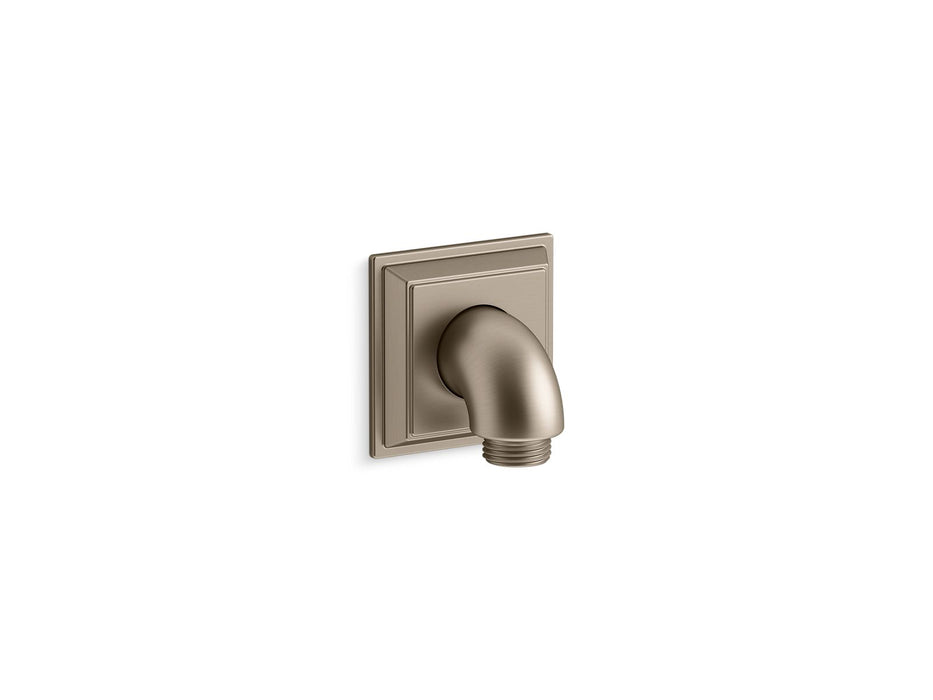 KOHLER K-22171 Memoirs Wall-mount supply elbow with check valve, vibrant brushed bronze