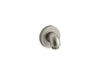 KOHLER K-22172 Purist Wall-mount supply elbow with check valve, vibrant brushed nickel