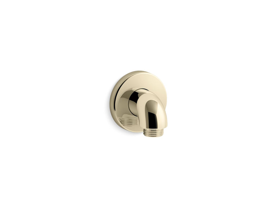 KOHLER K-22172 Purist Wall-mount supply elbow with check valve, vibrant french gold
