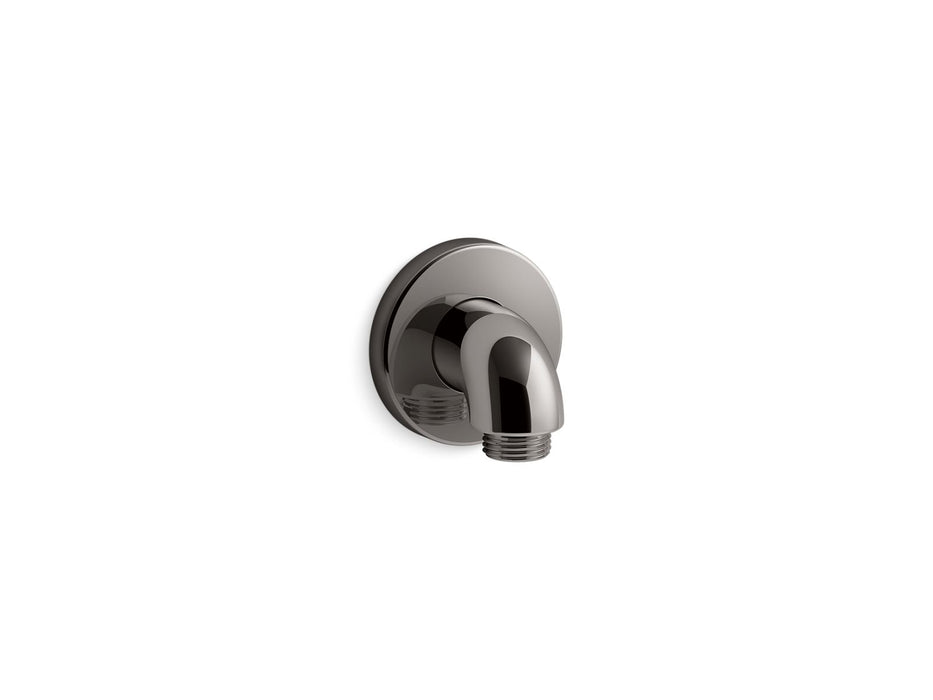 KOHLER K-22172 Purist Wall-mount supply elbow with check valve, vibrant titanium