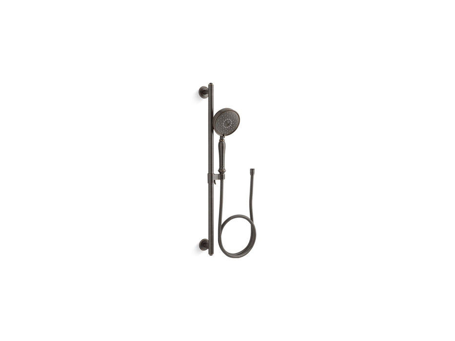 KOHLER K-22176 Bancroft 2.5 gpm multifunction handshower kit with Katalyst air-induction technology, oil rubbed bronze