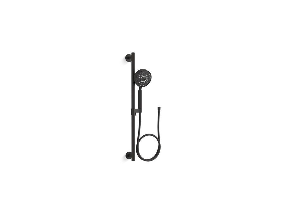 KOHLER K-22178-G Purist 30" four-function handshower kit, 1.75 gpm, matte black