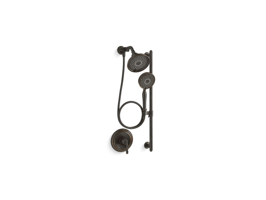 KOHLER K-22179-G Bancroft Showering Kit, 1.75 gpm, oil rubbed bronze