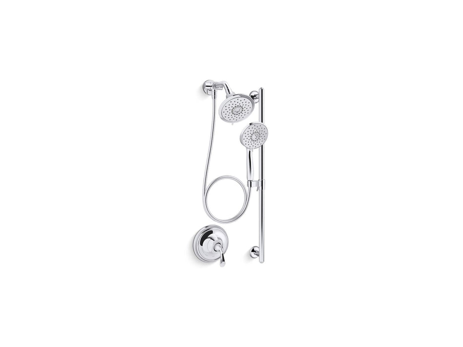 KOHLER K-22180-G Forté Showering kit, 1.75 gpm, polished chrome