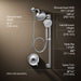 3/4 view of product with dimensions