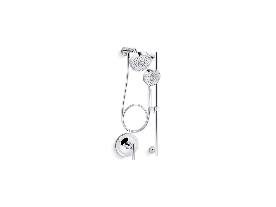 KOHLER K-22181-G Purist Showering Kit, 1.75 gpm, polished chrome