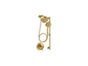 KOHLER K-22181-G Purist Showering Kit, 1.75 gpm, vibrant brushed moderne brass