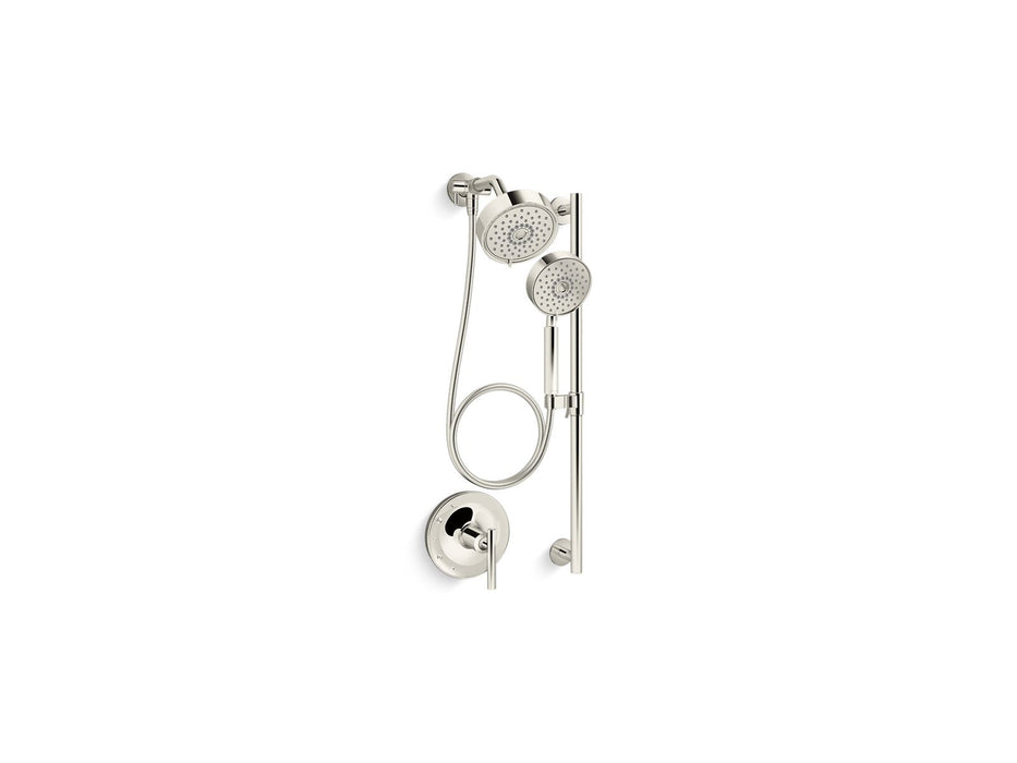 KOHLER K-22181-G Purist Showering Kit, 1.75 gpm, vibrant polished nickel