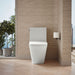 KOHLER K-22378 Brazn One-piece compact elongated toilet with skirted trapway, dual-flush, white - view 5