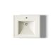 KOHLER K-2238-1 Memoirs 24-1/4" rectangular pedestal bathroom sink, biscuit - view 3
