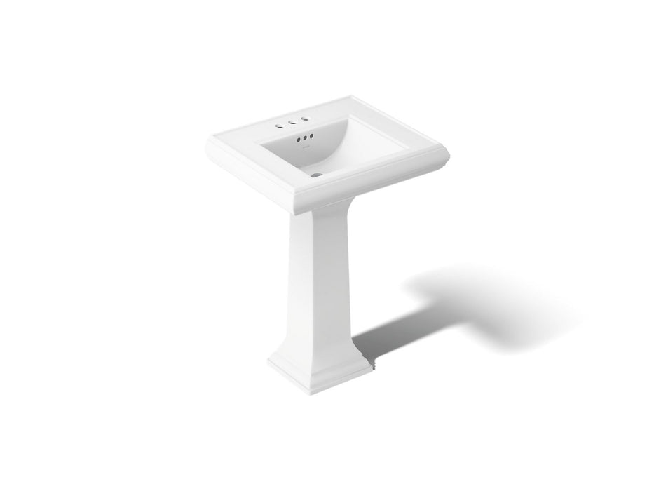 KOHLER K-2238-4 Memoirs 24-1/4" rectangular pedestal bathroom sink