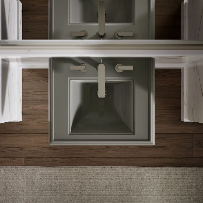 KOHLER K-2238-8 Memoirs 24-1/4" rectangular pedestal bathroom sink