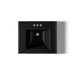 KOHLER K-2239-4 Memoirs Pedestal/console table bathroom sink basin with 4" centerset faucet holes, black black - view 3