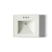KOHLER K-2239-4 Memoirs Pedestal/console table bathroom sink basin with 4" centerset faucet holes, dune - view 3