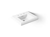 KOHLER K-2239-8 Memoirs Pedestal/console table bathroom sink basin with 8" widespread faucet holes, white