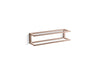 KOHLER K-22561 Draft 18" towel bar frame, vibrant rose gold
