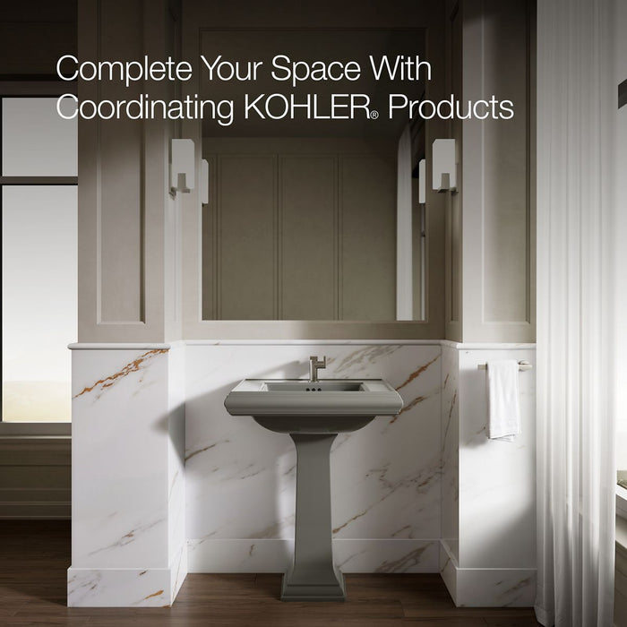KOHLER K-2258-1 Memoirs 27-1/4" rectangular pedestal bathroom sink