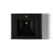 KOHLER K-2259-1 Memoirs Pedestal/console table bathroom sink basin with single faucet-hole drilling, black black - view 3