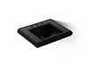 KOHLER K-2259-8 Memoirs Pedestal/console table bathroom sink basin with 8" widespread faucet holes, black black