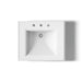 KOHLER K-2259-8 Memoirs Pedestal/console table bathroom sink basin with 8" widespread faucet holes, white - view 4