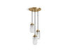 KOHLER K-22655-PE03 Artifacts 11" pendant, moderne brushed gold