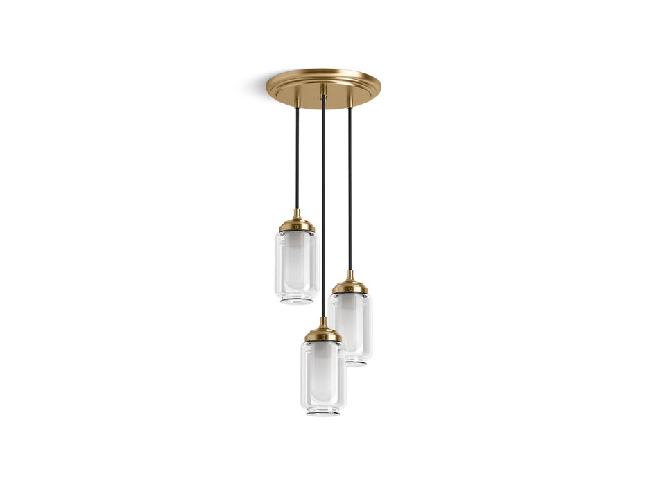 KOHLER K-22655-PE03 Artifacts 11" pendant, moderne brushed gold