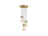 KOHLER K-22655-PE03 Artifacts 11" pendant, moderne brushed gold - view 2
