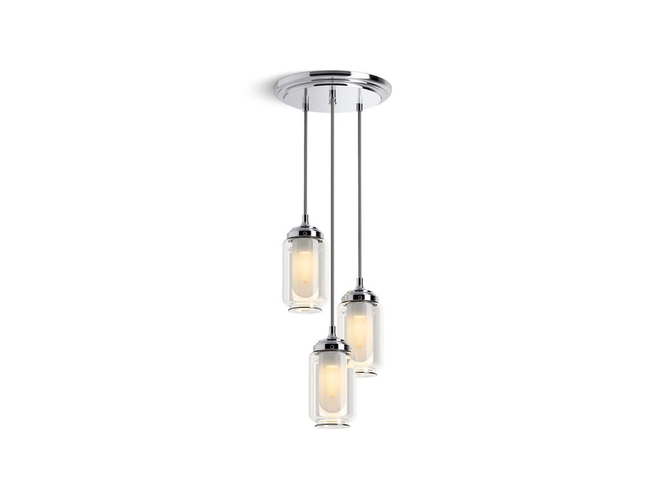 KOHLER K-22655-PE03 Artifacts 11" pendant, polished chrome - view 2