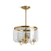KOHLER K-22656-CH03 Artifacts 22" chandelier, moderne brushed gold