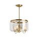 KOHLER K-22656-CH03 Artifacts 22" chandelier, moderne brushed gold - view 2
